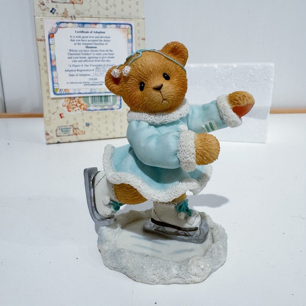 1998 Enesco Cherished Teddies Shannon A Figure 8, Our Friendship Is Great!